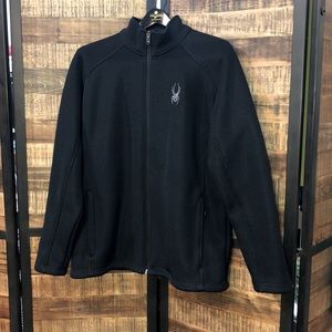 Men’s Spyder knit and fleece jacket